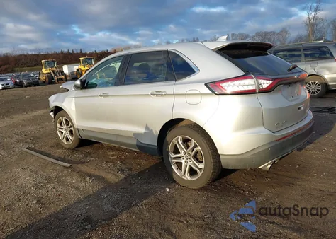 2015 Ford Edge Titanium from USA, damaged, VIN 2FMTK4K82FBB61292